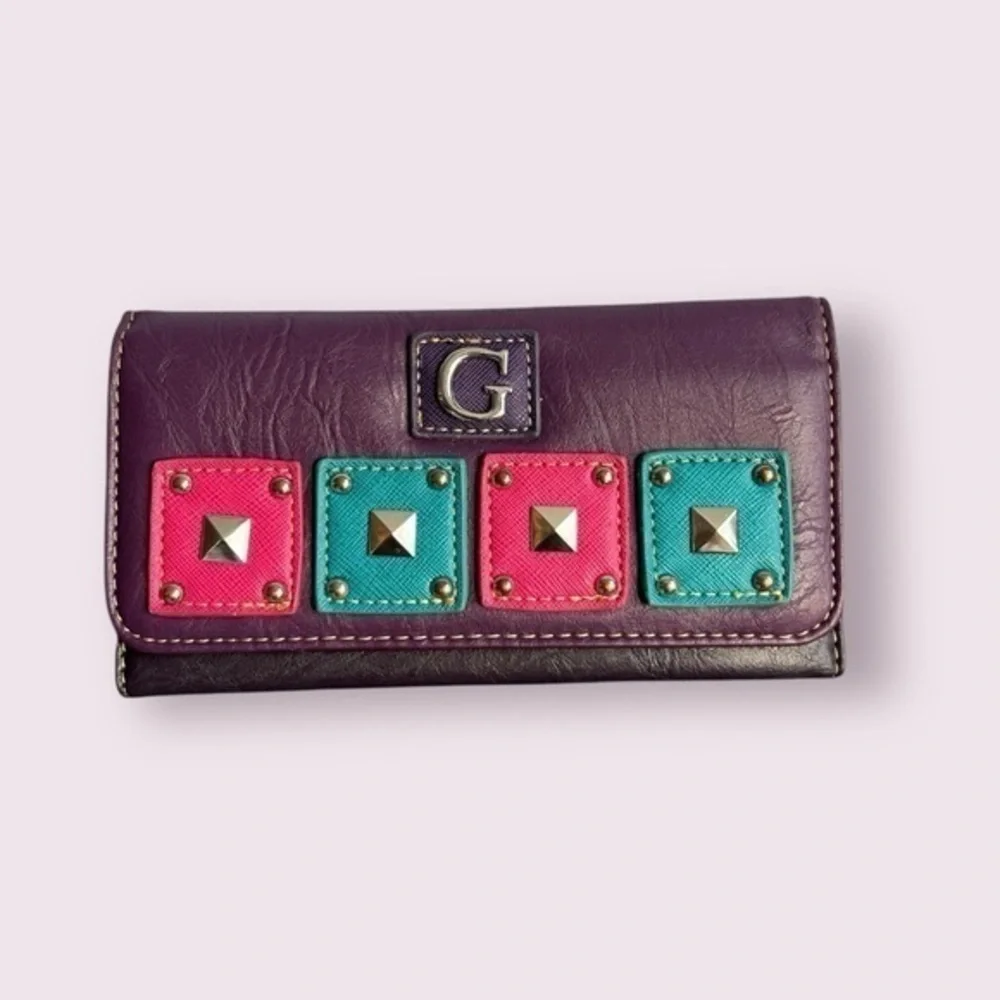 Guess Y2K Colorblock Wallet